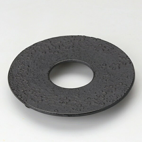 南部鉄器・鍋敷・瓶敷 丸桜