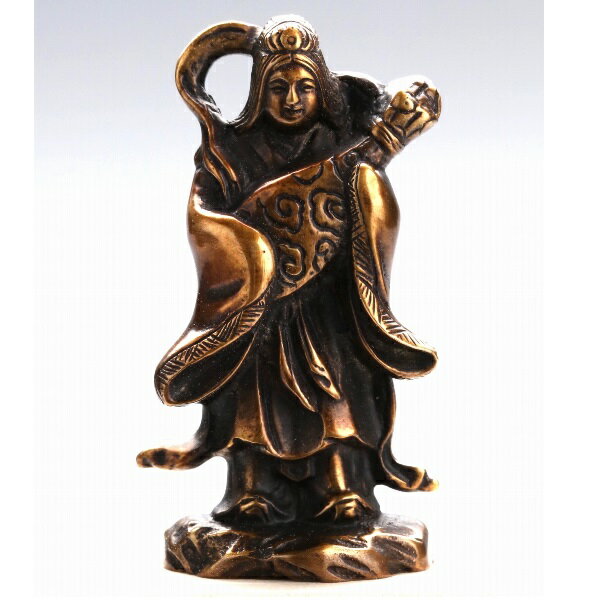 高岡銅器 名匠旭峰作 置物 七福神 3号 弁財天 水を司る神様、音楽や芸能の神様であるとともに財宝の神様ともいわれ金運をあげるとして信仰されているの間や、南・東南・東向に置くのがベスト。風水では床の間や、南・東南・東向に置くのがベスト。