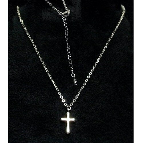 純チタン磁気ネックレス・コリラックチタン クロス（ノーマルタイプ）チタンプラチナ