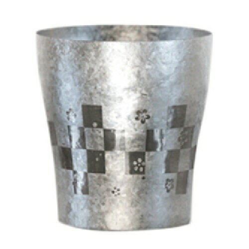 Other - 高保冷2重構造タイプ・ チタン二重タンブラー　市松　華チタン　エッチングD