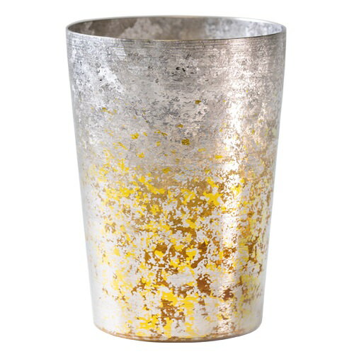 高保冷2重構造タイプ・ チタン二重タンブラー　鈦虹ビアロック　シルバー