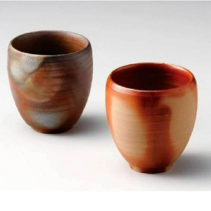 備前焼 鈴木美基 組湯呑・200ml