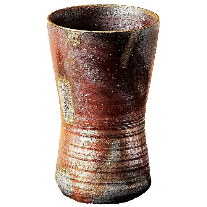 備前焼 中居靖 桟切焼 フリーカップ・220ml