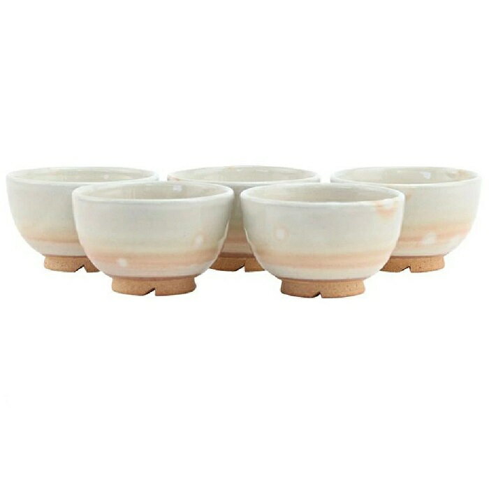 Rakuten - 萩焼 服部天龍 御本手 汲出し揃（5客組）（150ml）×5客