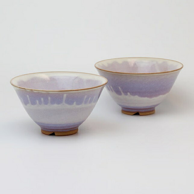 サイズ：約φ12.0×H6.5cm×2 素材：陶器 生産地：日本（萩焼） 作家：椿秀窯 ■取り扱い 電子レンジは、温め程度なら使用可能です。 食洗機をご使用の際は、食器同士があたらないように入れてください。 （萩焼はとても柔らかい陶器のため、他の食器と接触すると、破損する恐れがあります） ※萩焼の色合いは、土と釉薬が溶け合って生まれます。 ひとつとして同じ色合いのものはございません。 焼き上がりの商品を検品し、弊社基準にて許容できる色合い・風合いの違いは良品とさせていただいております。 萩焼の特性をご理解いただき、ご注文くださいますようお願いいたします。　
