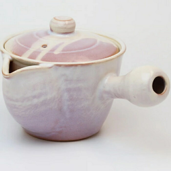 萩焼 椿秀窯 ポット急須　萩むらさき急須（420ml）