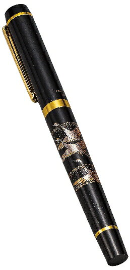 山中漆器　漆芸万年筆　鶴＜ギフト　プレゼント　お祝い　お返し　昇進　退職＞
