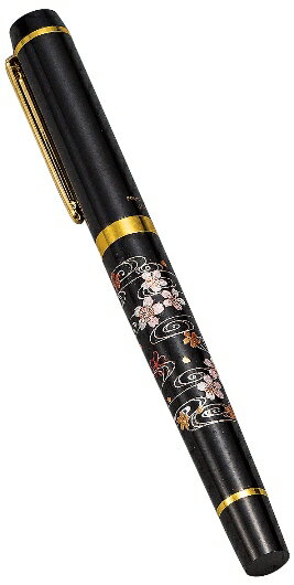 山中漆器　漆芸万年筆　桜川＜ギフト　プレゼント　お祝い　お返し　昇進　退職＞