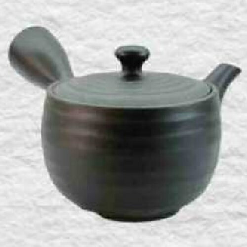 常滑焼 珈琲急須 晶窯作「黒 窯変」300ml (80メッシュ丸網茶こし)