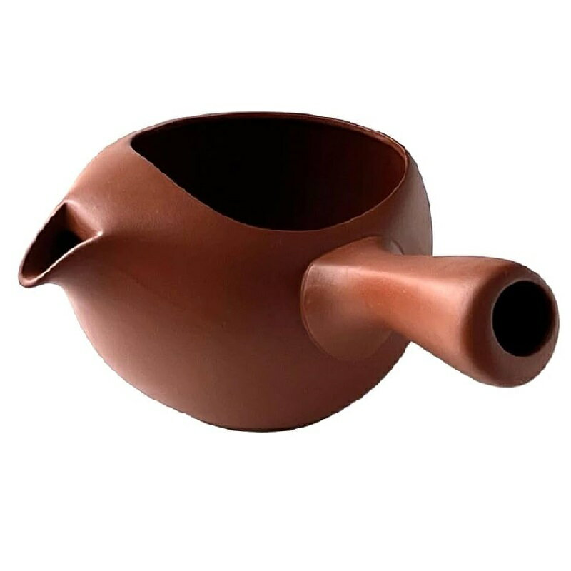 美濃焼 (常滑焼) フタなし急須 晶窯作「ちゃーみる 大・アンティーク」600ml (えむ網茶こし)