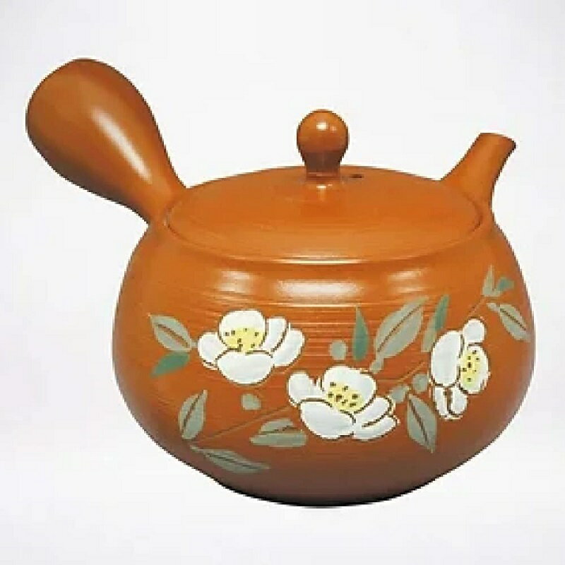 常滑焼 急須 春秋作「茶花」340ml (さわやか網茶こし)