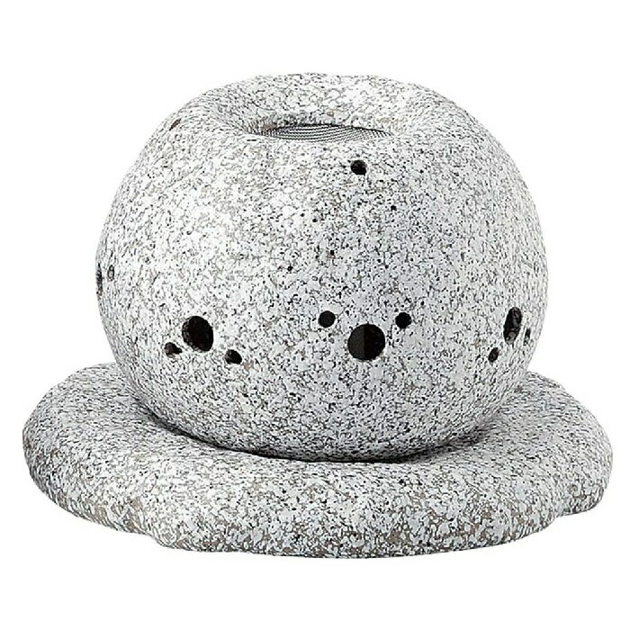 常滑焼 山房作 茶香炉(電気式)石風