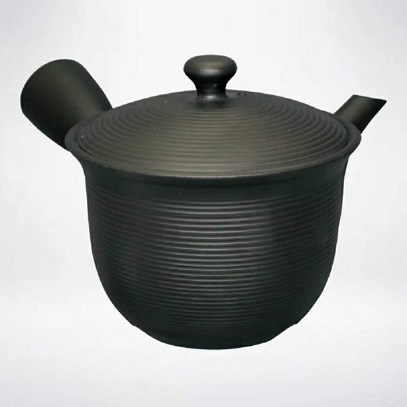 常滑焼 急須 晶窯作「線段」350ml (セラメッシュ茶こし)