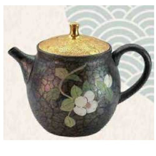 常滑焼 急須 昭龍作「昭龍天目 雅蓋」180ml (セラメッシュ)