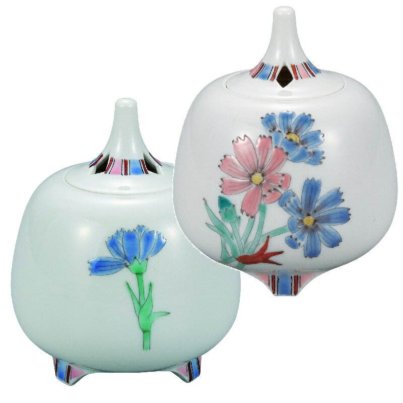 incense Burners - 九谷焼 大志窯 3.8号香炉 コスモス
