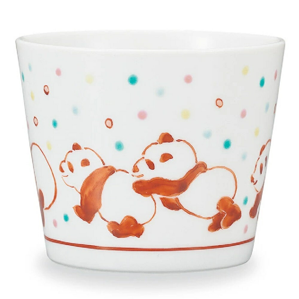 九谷焼 炭理恵子 そば猪口 パンダ