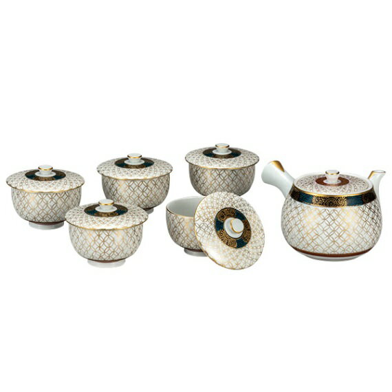 Rakuten - 九谷焼 蓋付茶器 金七宝＜九谷焼 和食器 鉢 小鉢 人気 ギフト セット 贈り物 結婚祝い/内祝い/お返し＞