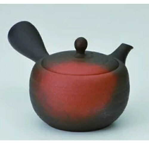 常滑焼急須【帯網急須】中丸窯変急須