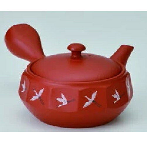 常滑焼急須【帯網急須】袋型千段黒急須