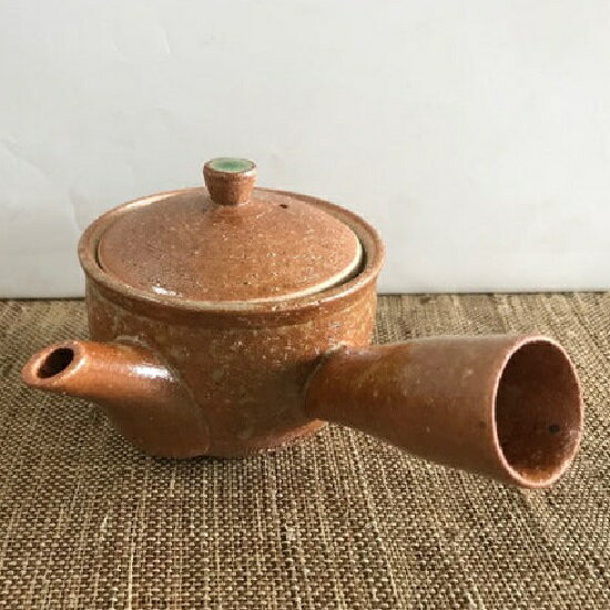 信楽焼 茶器・Shigaraki　急須　火色 ○ ステンレス茶こし付