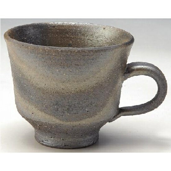 信楽焼 マグカップ・いぶし　(約280cc)