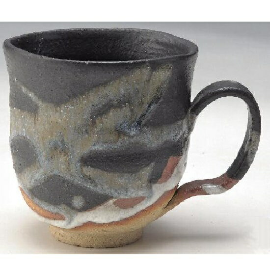 信楽焼 マグカップ・あかつき　(約400cc)