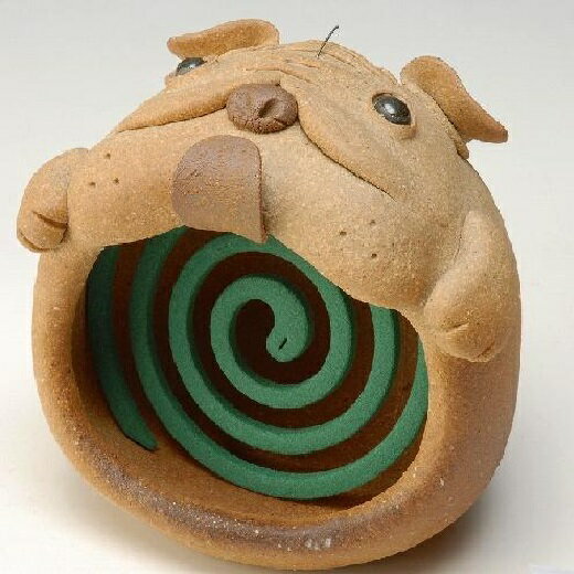 信楽焼 蚊やり・蚊取り器・DOG
