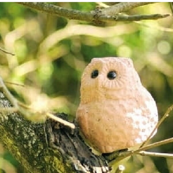 信楽焼 置物・オブジェ 桃砂ふくろう