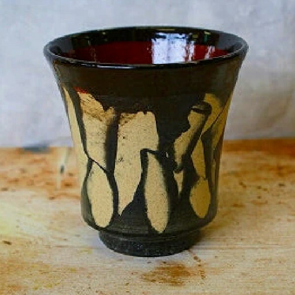 信楽焼 辻 周(あまね)作・波カップ(白)