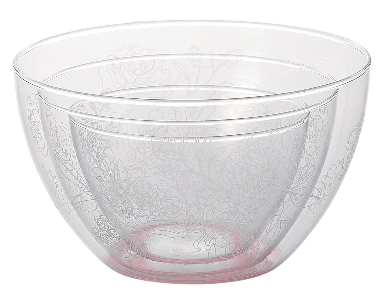 Satin Rose サテンローズ 耐熱ガラス ボール3点セット (大・中・小 各1個) 14-182-2