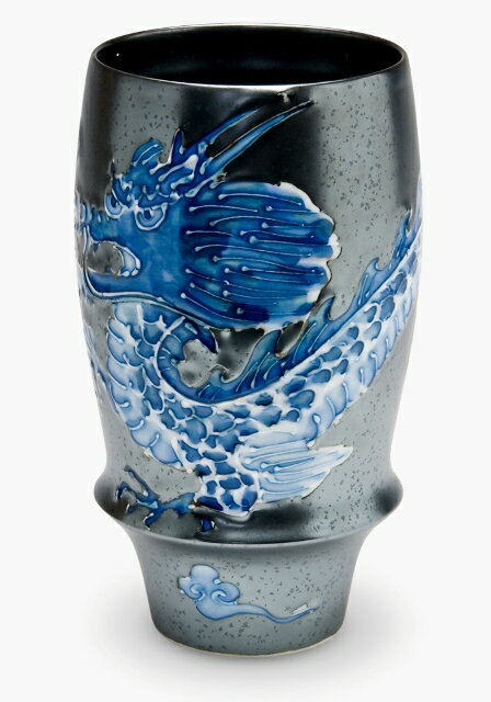 有田焼プレミアムビアグラス　皇帝龍