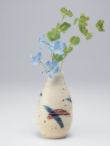 Blue&Red 花入 BR-3 【信楽焼】 Blue&Red 花入 BR-3 【信楽焼】