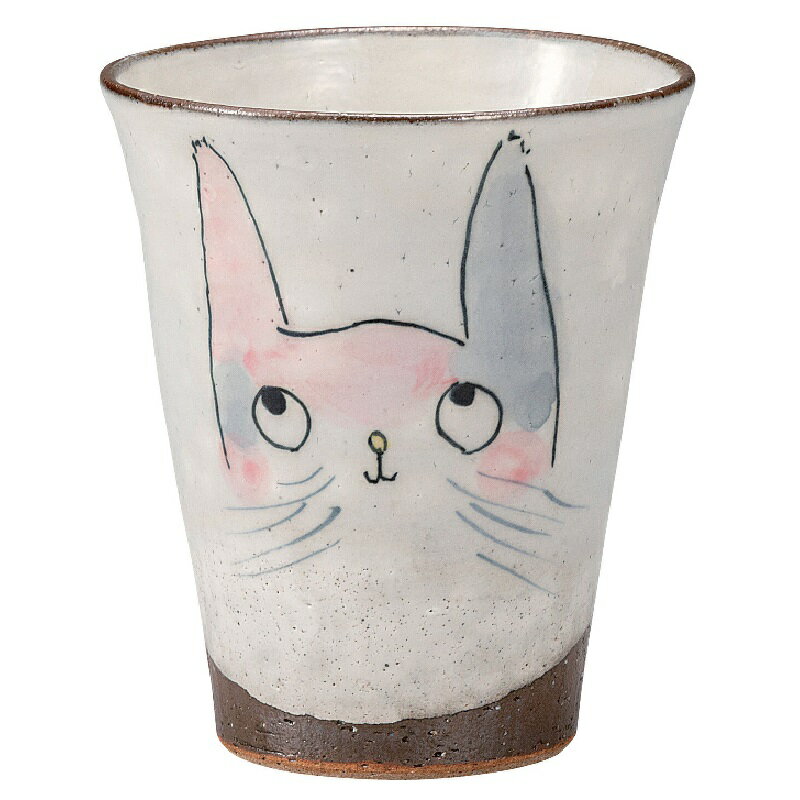 Rakuten - 九谷焼 フリーカップ ・おとぼけ猫