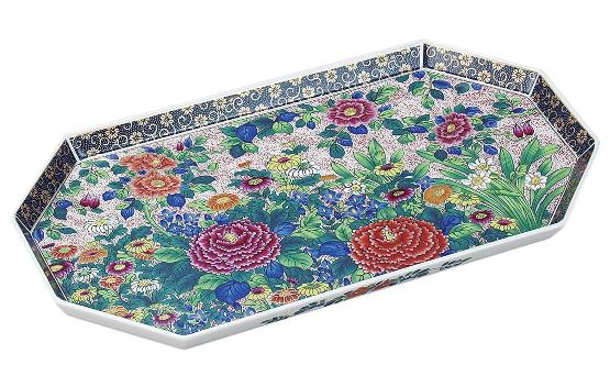 伝統工芸九谷焼　盛皿　大皿　12号盛皿 錦絵＜九谷焼 和食器 人気　鉢　皿 ギフト 贈り物 結婚祝い　内祝い　お返し　敬老の日　父の日　母の日＞