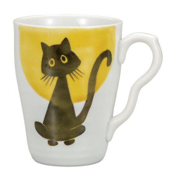 九谷焼 マグカップ 猫