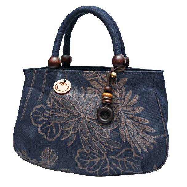 Tote Bag Type - 和ZAKKA 藍渋染 マロン（アオリ手提げ）バッグ 和柄