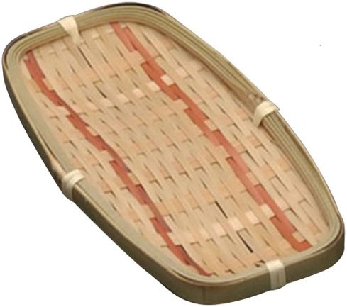 染竹おしぼりトレー