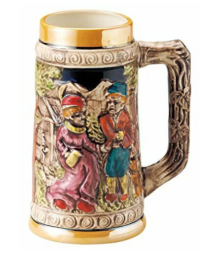 Rakuten - ヨーロッパの雰囲気漂うミュンヘン ビアジョッキ　6.5インチ テーブルジョッキ 容量:約750ml　ビールジョッキ