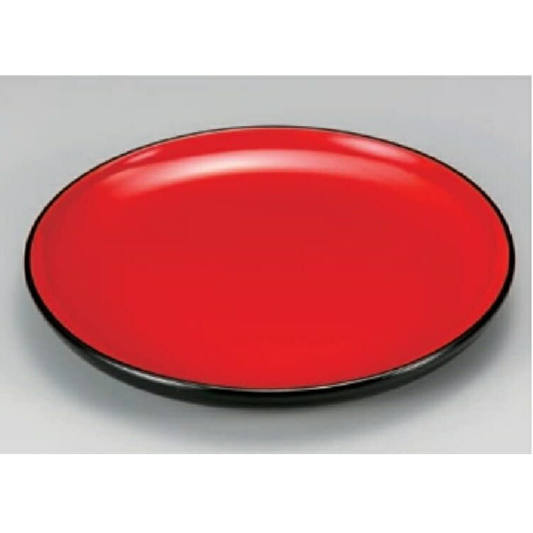 越前漆器・越前塗 漆遊館 朱裏黒 70木皿