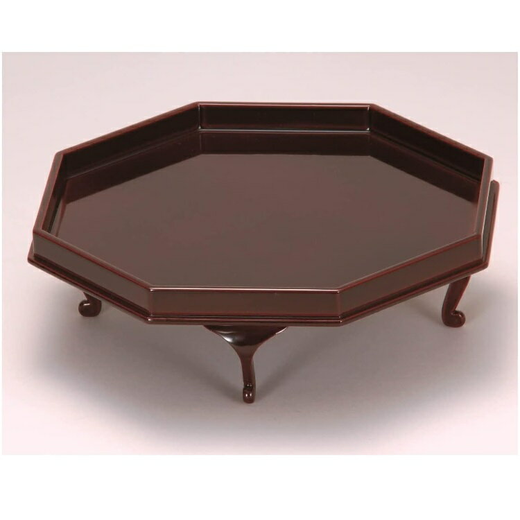 越前漆器・越前塗 漆遊館 総溜 85 八角足付盛器