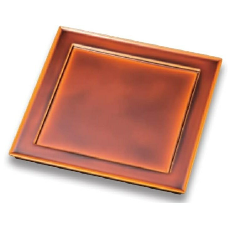 越前漆器・越前塗 漆遊館 春慶(漆風塗)裏黒 10角漆遊プレート