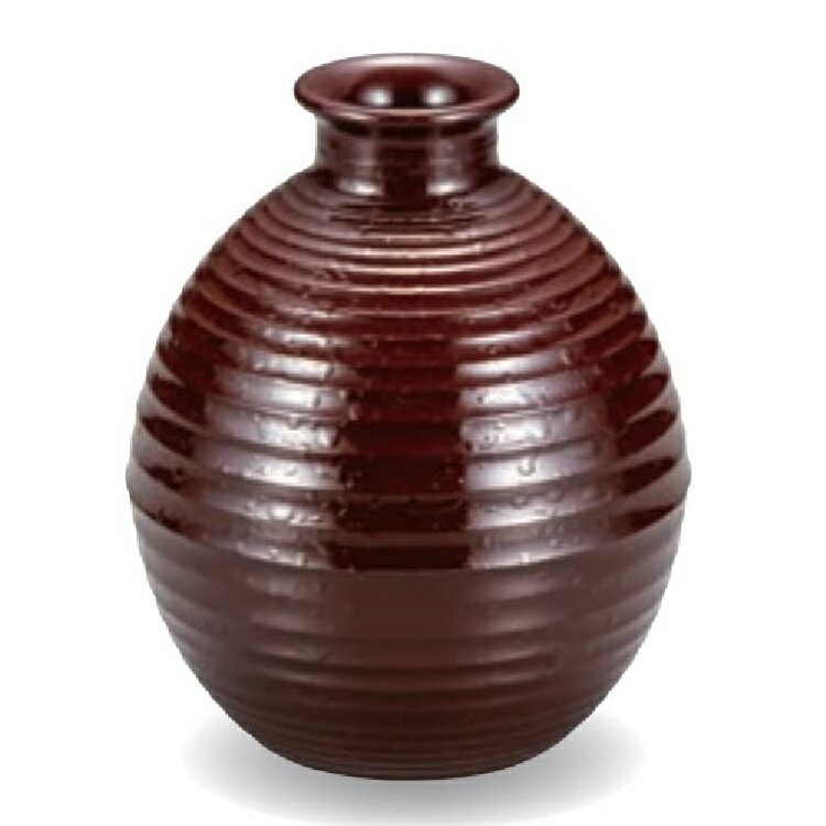 越前漆器・越前塗 漆遊館 溜石目 徳利つゆ入 (3人用(φ10.1×11.5cm・容量:450ml)