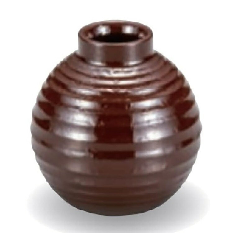 越前漆器・越前塗 漆遊館 溜石目 徳利つゆ入 (1人用(φ7.5×7.8cm・容量:170ml)