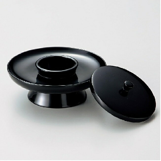 越前漆器・越前塗 雅乃 茶台 天目 (黒)