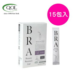 【公式】キューオーエル・ラボラトリーズ エイジングケア 美容サポート 筋肉サポート 軟骨サポート ドリンクタイプ 分包スティック15包セット BRA ビューティーリカバリーエイド 105g 7g×15本 ミックスベリー味 コラーゲン　エラスチン QOLラボラトリーズ