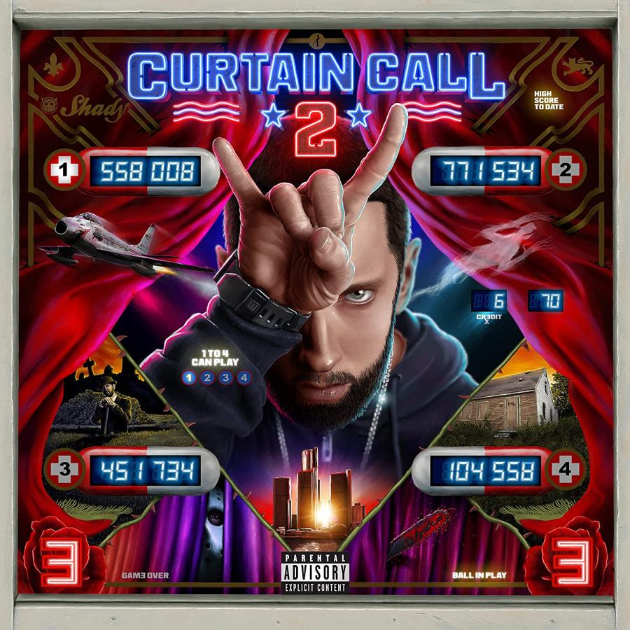 エミネム ベスト CD アルバム EMINEM CURTAIN CALL 2 2枚組 輸入盤 送料無料 カーテン・コール・2 ブルーノマーズ ビヨンセ ピンク リアーナ