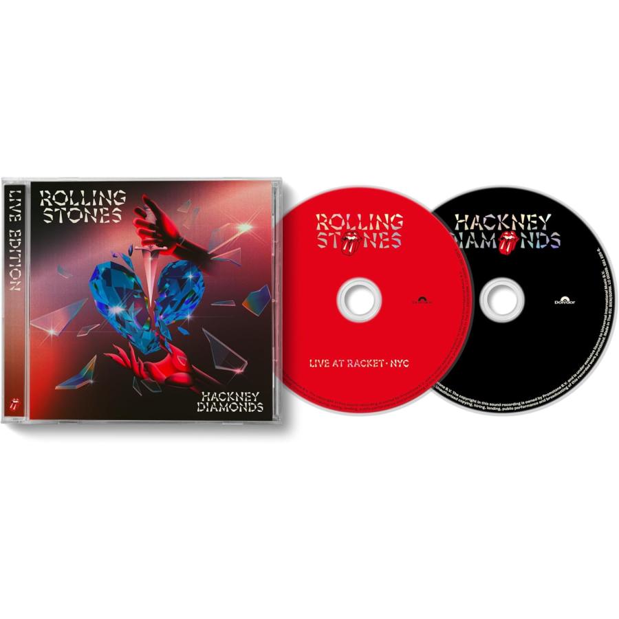 ローリングストーンズ CD アルバム THE ROLLING STONES HACKNEY DIAMONDS 2枚組 LIVE EDITION 輸入盤 ザ ローリング ストーンズ ローリングストーンズCD