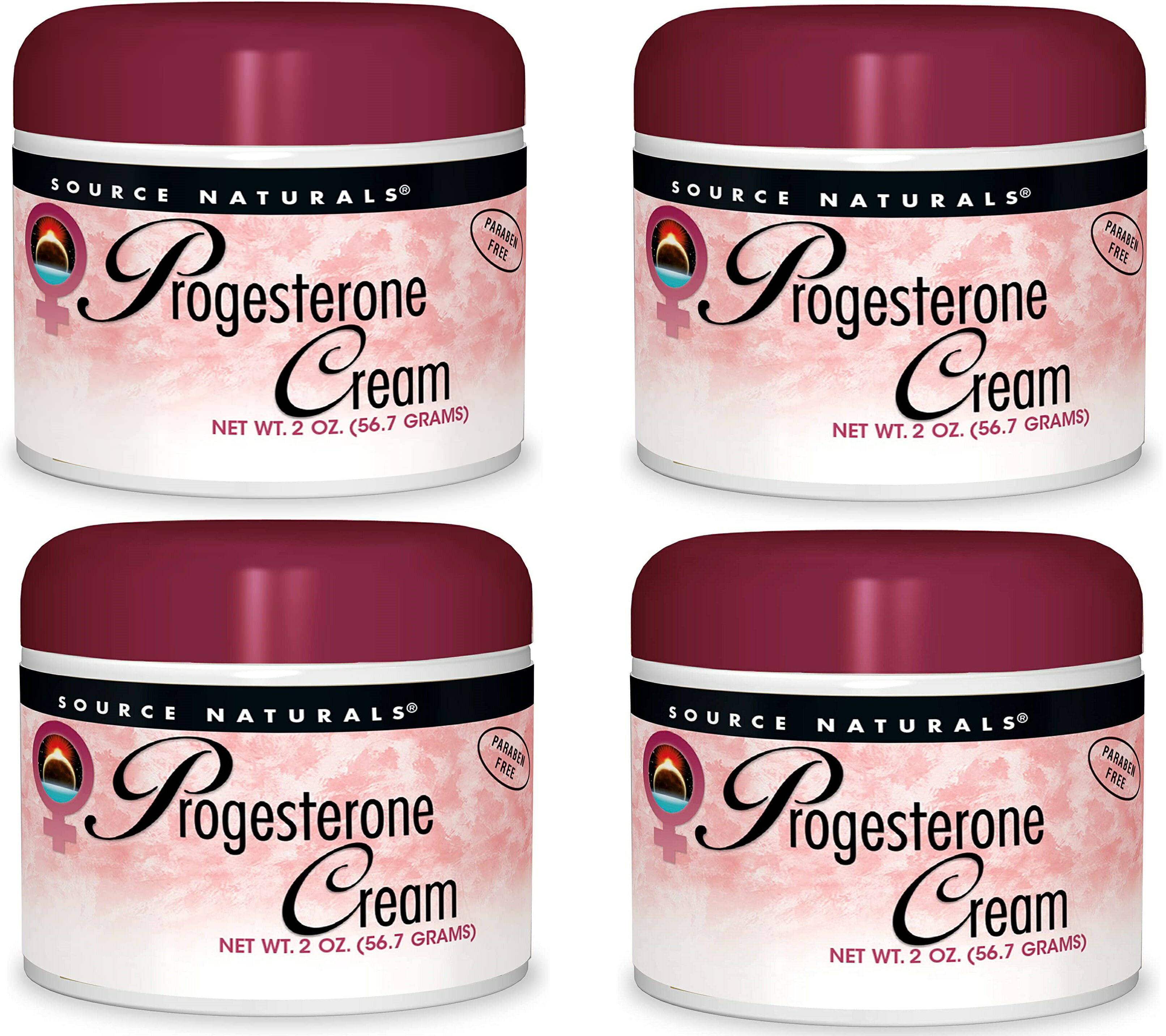 ֤4ܥåȡSource Naturalsҥץƥ󥯥꡼(Progesterone Cream) 2oz(56.7g)4