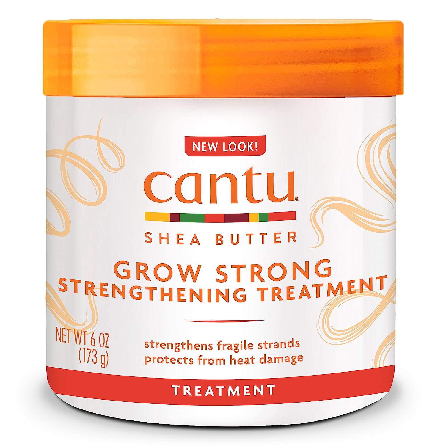 Cantu 社 シアバター グロウ ストロング 強化 洗い流さないヘアートリートメント1個173g入り 超強くなるヘアーマスク Cantu Grow Strong Strengthening Treatment with Shea Butter 6 oz (Packaging May Vary)