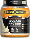 Body Fortress Super Advanced 100 Protein Isolate, Vanilla Creme, 1.33 Pounds by Body Fortress Body Fortress Super Advanced Isolate Protein Powder, Gluten Free, Vanilla Creme Flavored, 1.5 Lb